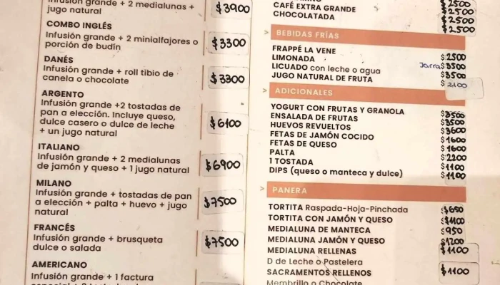 La Vene Puente Olive -  Carta - Godoy Cruz
