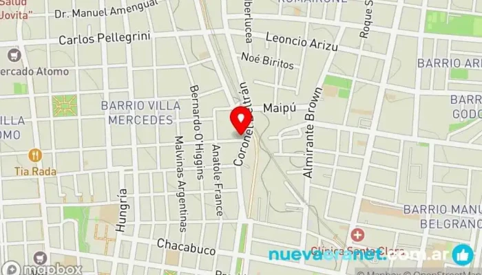 mapa de La Vie panadería y pastelería Panadería en Godoy Cruz