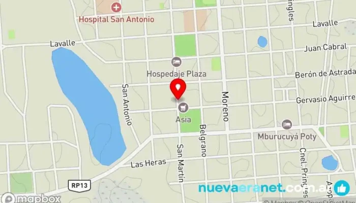 mapa de LaBuenosAires Pastelería especializada en tartas nupciales en Mburucuyá