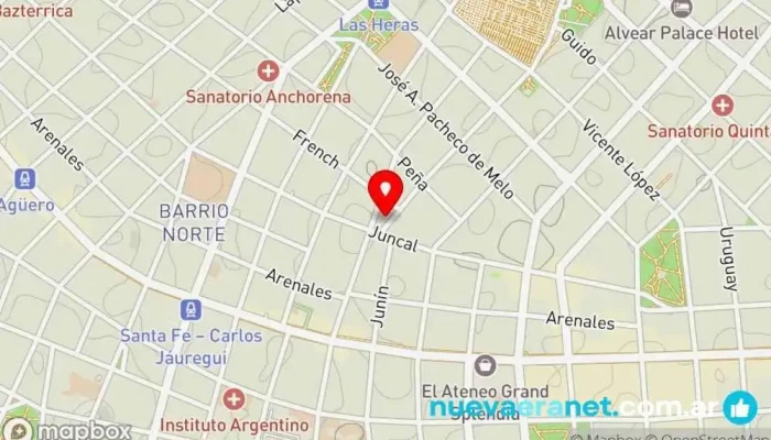 mapa de Lacoste JM y Cia SA Casa de subastas de ganado en Cdad. Autónoma de Buenos Aires