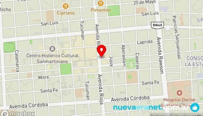 mapa de Lapana Centro Cafetería en San Juan