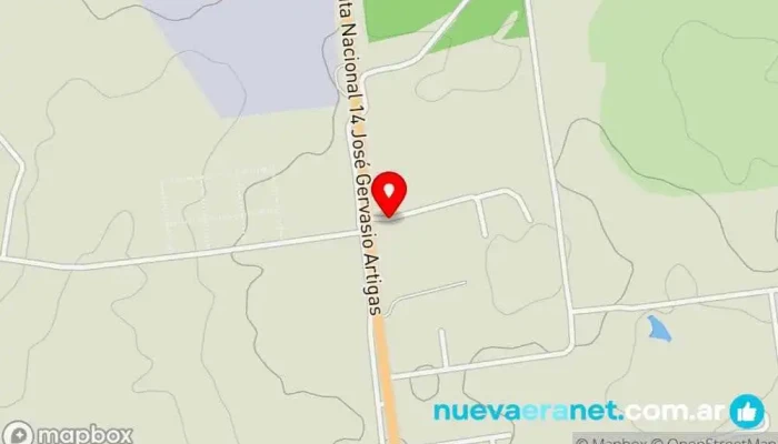 mapa de Las Acacias Casa de campo Hotel, Bed & Breakfast en gdor virasoro