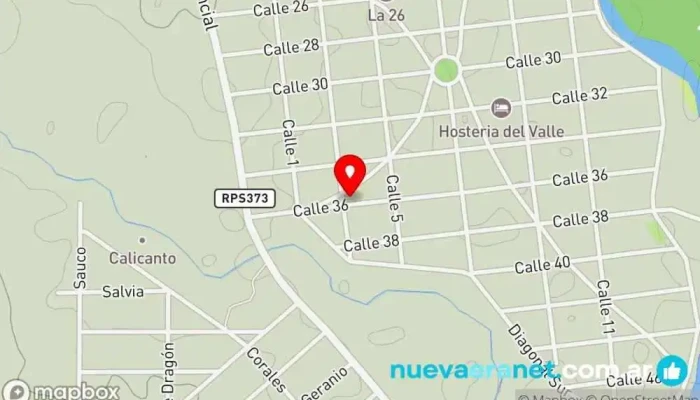 mapa de Las Dulzuras De Tomás Panadería en Santa Rosa de Calamuchita