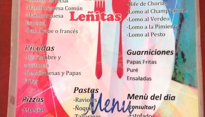 Las Lenitas Carta - Loreto