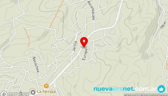 mapa de Las MORAS Restaurante en Agua de Oro