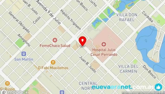 mapa de Las tortas de la abuela Panadería en Resistencia