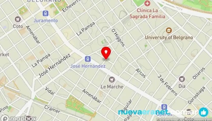 mapa de Le Blé Arredondo Cafetería, Panadería, Pastelería, Pastelería francesa en Cdad. Autónoma de Buenos Aires