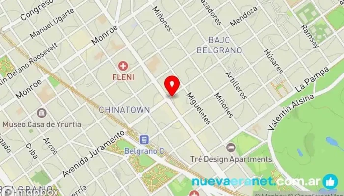 mapa de Le Blé La Boulangerie Panadería en Cdad. Autónoma de Buenos Aires