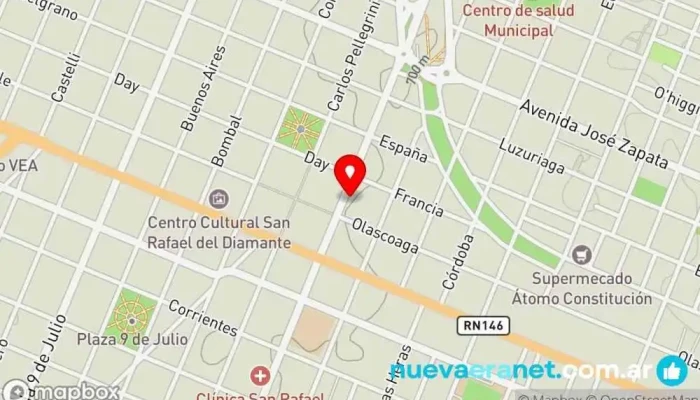 mapa de Le Boulanger Panadería, Pastelería, Pastelería francesa en San Rafael