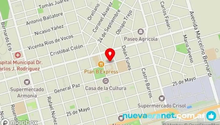 mapa de Lima Limón Centro 🍋 Tienda general, Librería, Frutería, Tienda de aves de corral en Arroyito