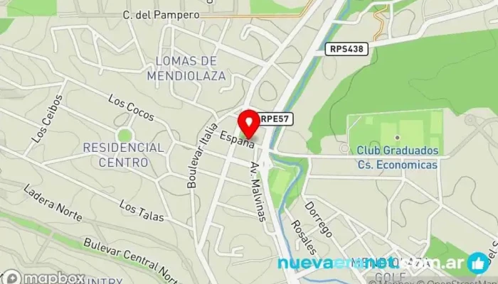 mapa de Lo de Flor Indumentaria Tienda de ropa, Comercio en Mendiolaza
