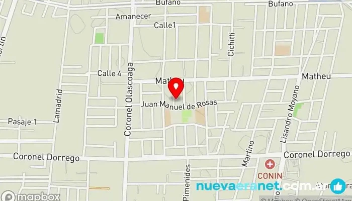 mapa de Lo De mí viejo Panadería en Las Heras