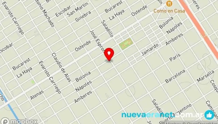 mapa de Lomas de Zamora Casa de subastas de ganado en Ingeniero Budge