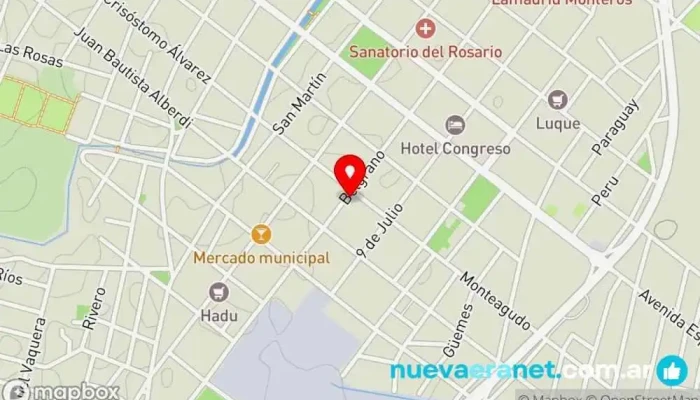 mapa de Lorena Abregu Pastelería en Monteros