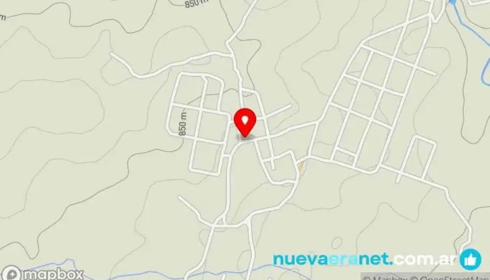 mapa de Los Aromos de Achiras Apartamento turístico en Achiras
