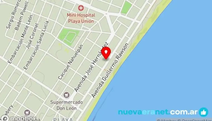 mapa de Los Reyes de la medialuna Panadería en Playa Union