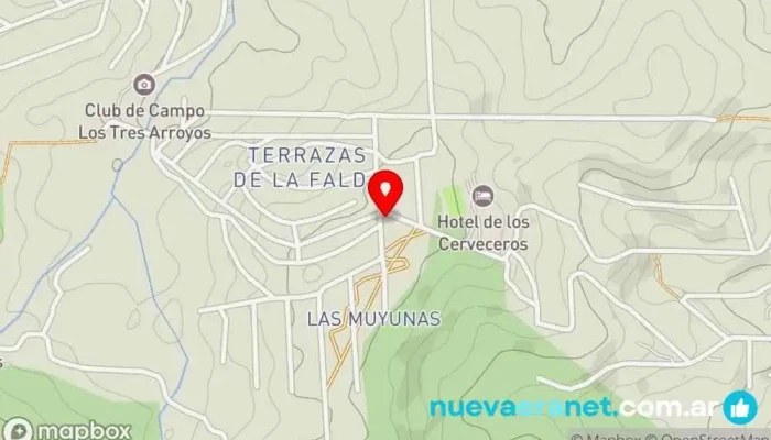 mapa de LOTEO LA FALDA Constructor de casas personalizadas en La Falda