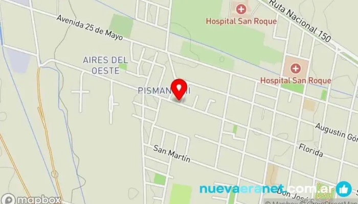 mapa de Loteo La Florida Complejo de viviendas en San Jose de Jachal