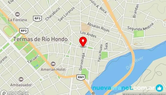mapa de Ma & Cris Tienda de ropa en Termas de Río Hondo