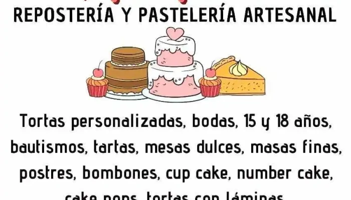 Maira Soro Reposteria Y Pasteleria Artesanal Menu - Alderetes