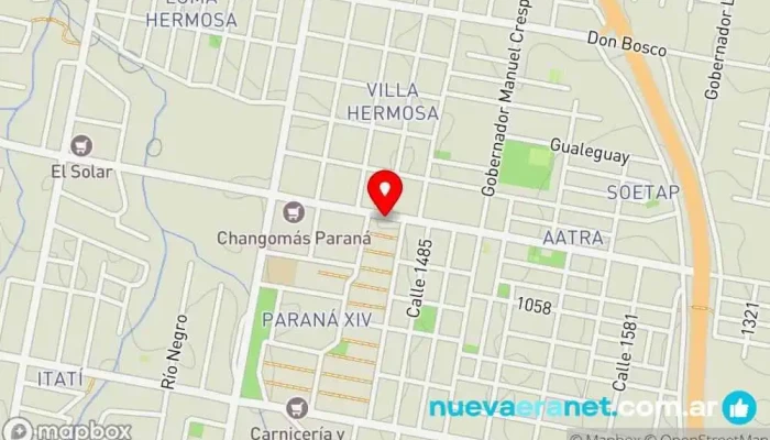 mapa de Maloma pasteleria Pastelería en Paraná