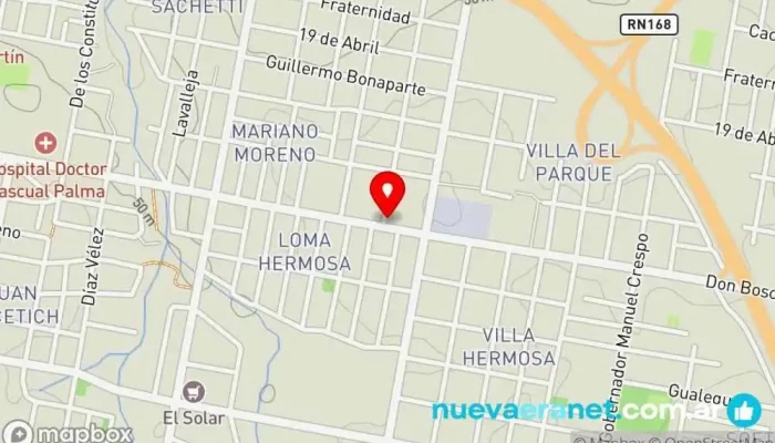 mapa de Manjare's Panaderia Panadería en Paraná