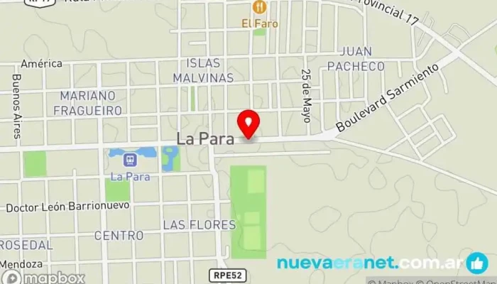 mapa de María del Rosario Panadería en La Para