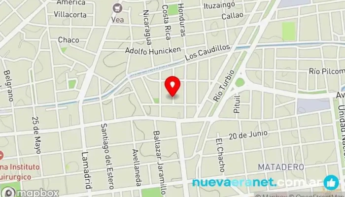 mapa de Maria Ximena Dávila- Martillera Pública Agencia inmobiliaria, Agencia de alquiler de apartamentos, Casa de subastas, Subastas de coches, Casa de subastas de ganado, Administrador de la propiedad en La Rioja