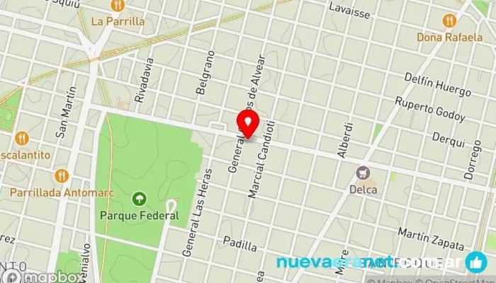 mapa de Marmoleria CASA LUCCA Tienda de materiales para la construcción, Tienda de muebles, Empresa de mármoles en Santa Fe de la Vera Cruz