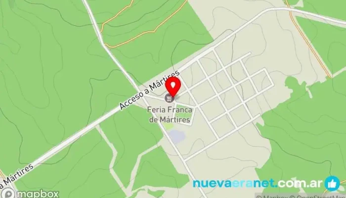mapa de Mártires  en Mártires
