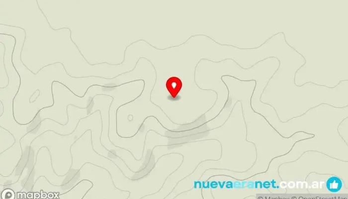 mapa de Mártires  en Chubut