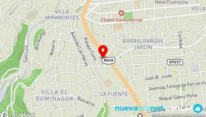 mapa de Masabores Supermercado en La Falda