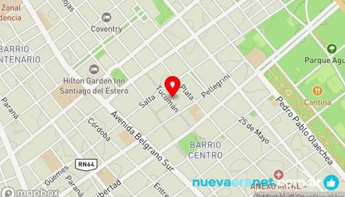 mapa de Maxihogar Tienda de electrodomésticos en Santiago del Estero
