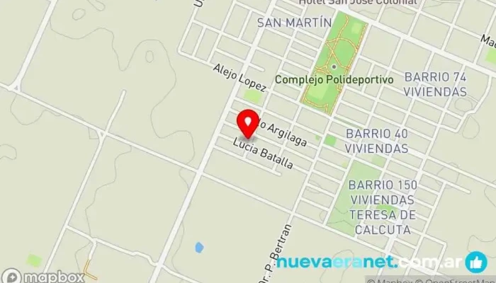 mapa de MAXIKIOSCO AGUILAR Comercio en Santo Tomé