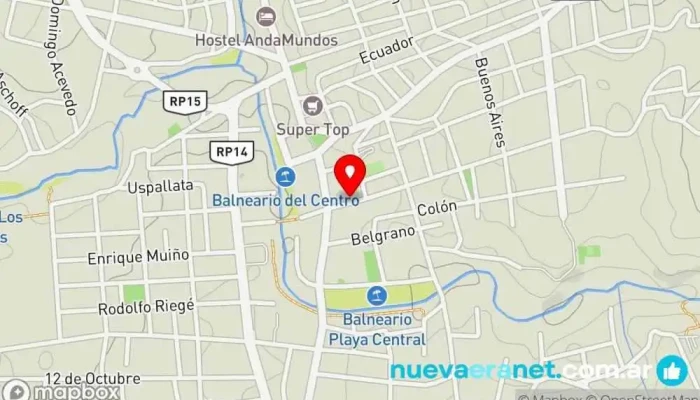 mapa de Medialunas Olivia - panadería artesanal Panadería en Mina Clavero