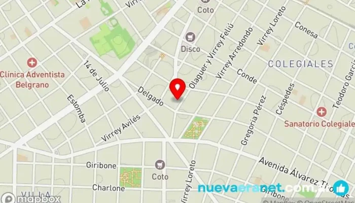 mapa de medialunas point Panadería en Cdad. Autónoma de Buenos Aires