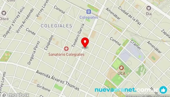 mapa de Medialunas Point Panadería, Pastelería en Cdad. Autónoma de Buenos Aires