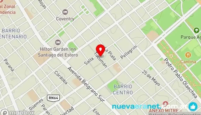 mapa de Megatone.net Tienda de electrónica, Tienda de electrodomésticos de segunda mano en Santiago del Estero