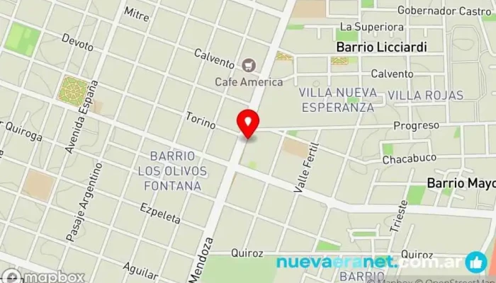 mapa de Mendoza Antigüedades Tienda de antigüedades en Villa Krause