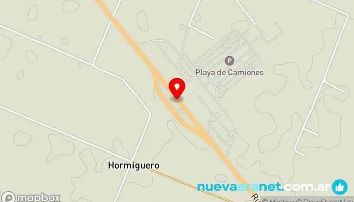 mapa de Mercovía S.A. Concesionario de automóviles, Puesto fronterizo en Santo Tomé