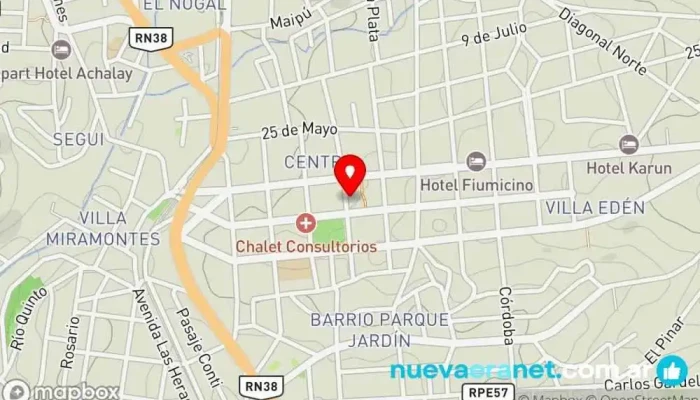 mapa de Mi Casa en Córdoba Constructor en La Falda