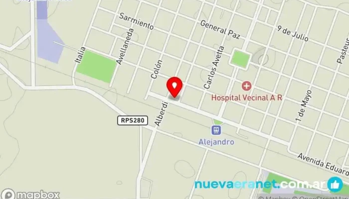 mapa de Mi Casa Feria Americana Tienda de ropa en Alejandro Roca