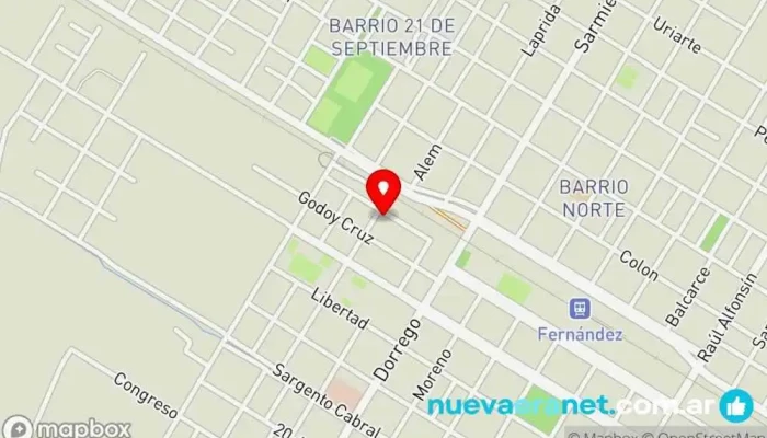 mapa de Mi Casa Tienda de artículos para el hogar en Fernández