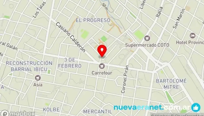 mapa de Mi Dulce Hogar Panadería Y Carnería Panadería en Paraná