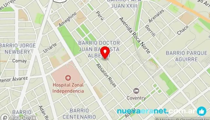 mapa de Mipol Repuestos SA Tienda de repuestos para automóviles en Santiago del Estero