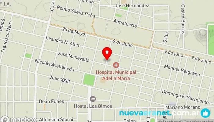 mapa de Mis Antojos Panaderia Panadería en Adelia María