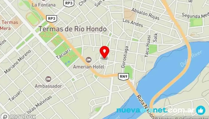 mapa de MiuMau Store Tienda de ropa de deportes en Termas de Río Hondo
