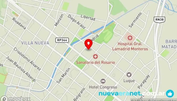 mapa de Monteros  en Monteros