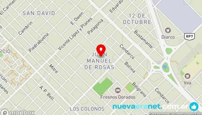 mapa de MoonCake131 Pastelería en Trelew