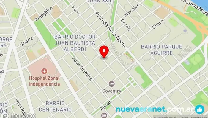 mapa de Moto 2000 Tienda de repuestos para motos en Santiago del Estero
